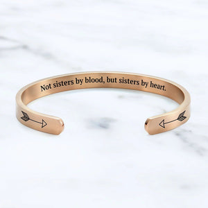 By Heart Cuff Bracelet-Inner Engraved