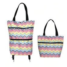 Load image into Gallery viewer, Foldable Shopping Trolley Tote Bag