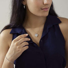 Load image into Gallery viewer, Heart &amp; Angel Wings Pendant Necklace