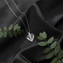 Load image into Gallery viewer, Heart &amp; Angel Wings Pendant Necklace